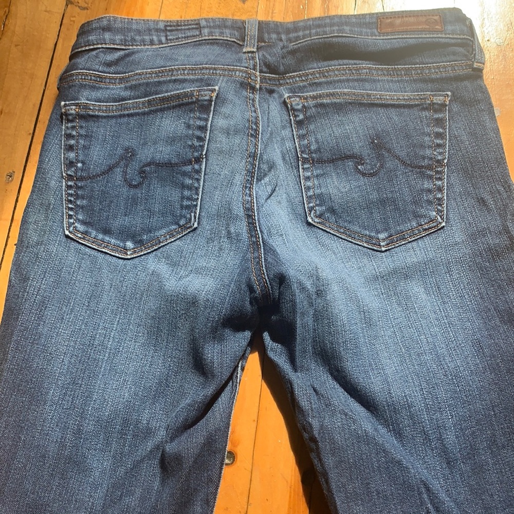 AG low rise cigarette jeans